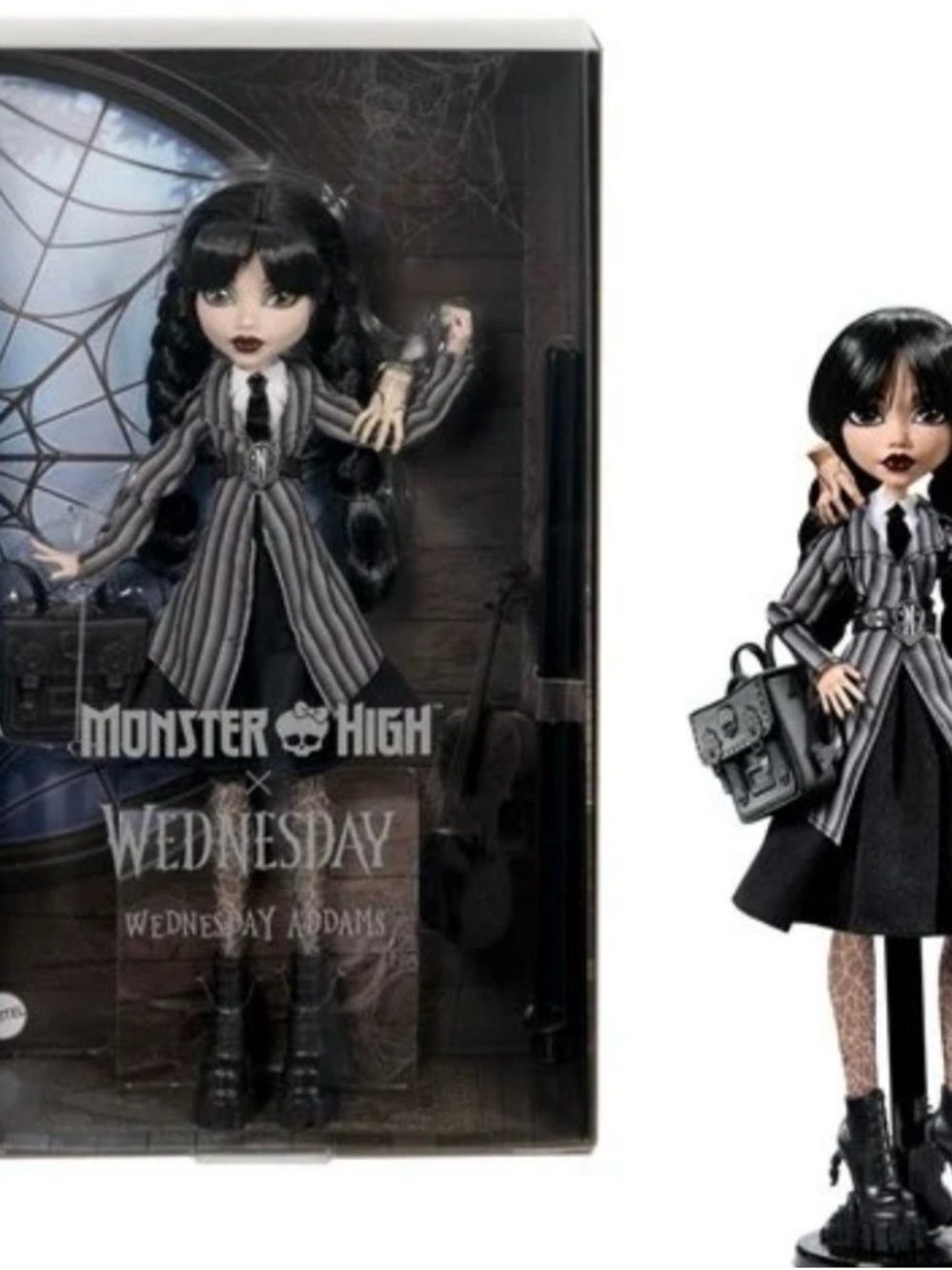 NEW MONSTER HIGH WEDNESDAY ADDAMS DOLL